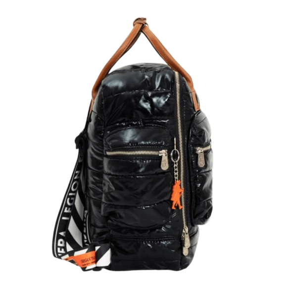 Legion Extranjera - Mochila Andes Light Pop Negra (Tira Marron) - Imagen 2