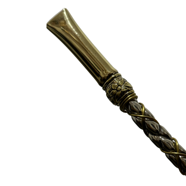 Bombilla Premium Alpaca Trenzada Recta - Imagen 4