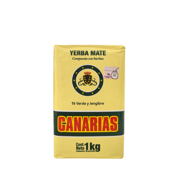 Yerba canarias té verde y jengibre 1kg - Imagen 2