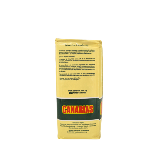 Yerba canarias té verde y jengibre 1kg - Imagen 4
