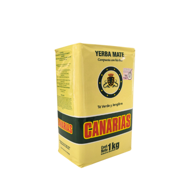 Yerba canarias té verde y jengibre 1kg - Imagen 3