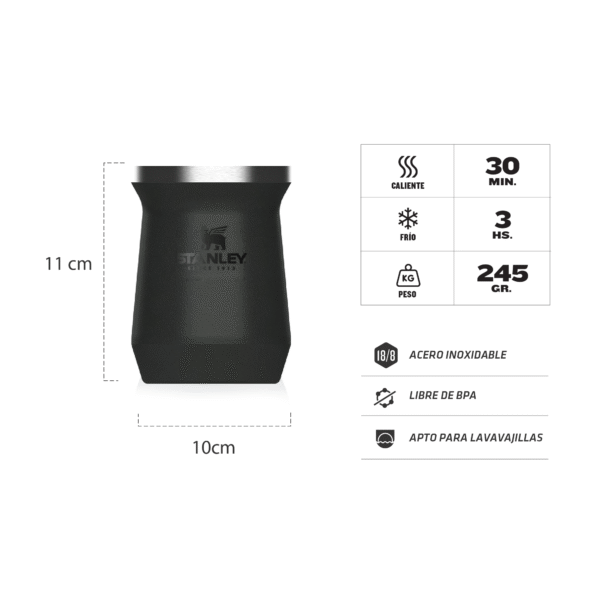 Mate Stanley Acero - 236 ml - Imagen 9