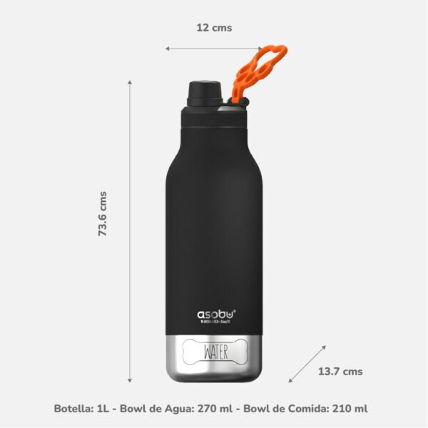 Botella Asobu Buddy 1L + 210ml + 270ml - Imagen 4