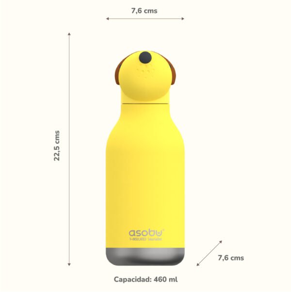 Botella Asobu Bestie 460ml - Dog - Imagen 3