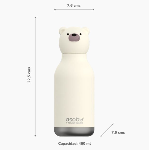 Botella Asobu Bestie 460ml - Bear - Imagen 3