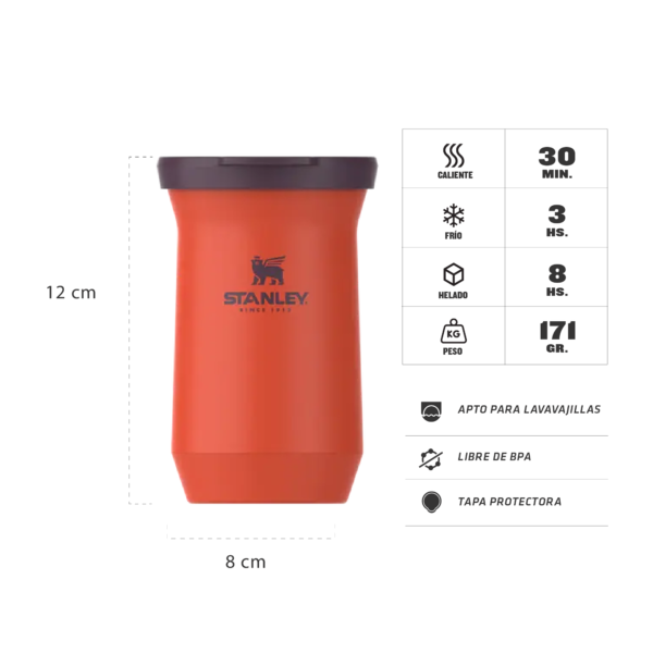 Mate Stanley Terere Acero - 200 ml - Imagen 6