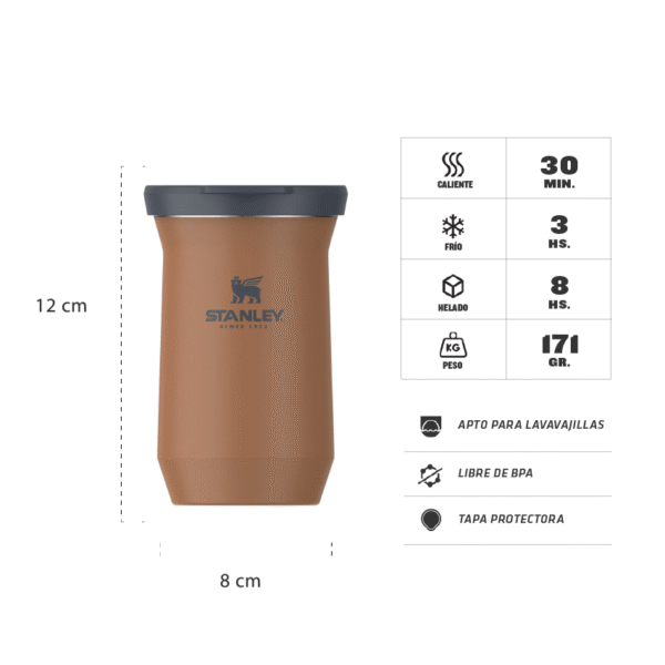 Mate Stanley Terere Acero - 200 ml - Imagen 8