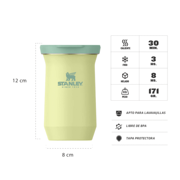 Mate Stanley Terere Acero - 200 ml - Imagen 3
