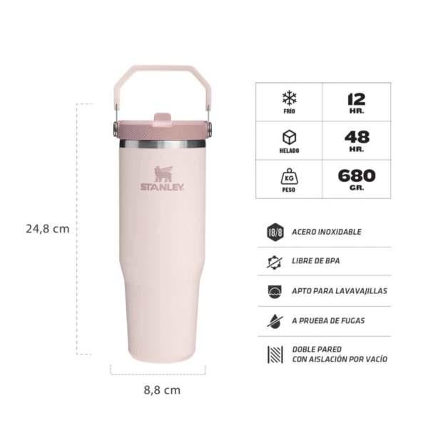 Botella Termica Stanley Flip Straw Tumbler | 887ml - Imagen 2