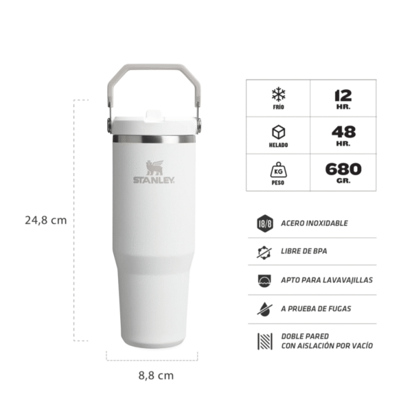 Botella Termica Stanley Flip Straw Tumbler | 887ml - Imagen 4