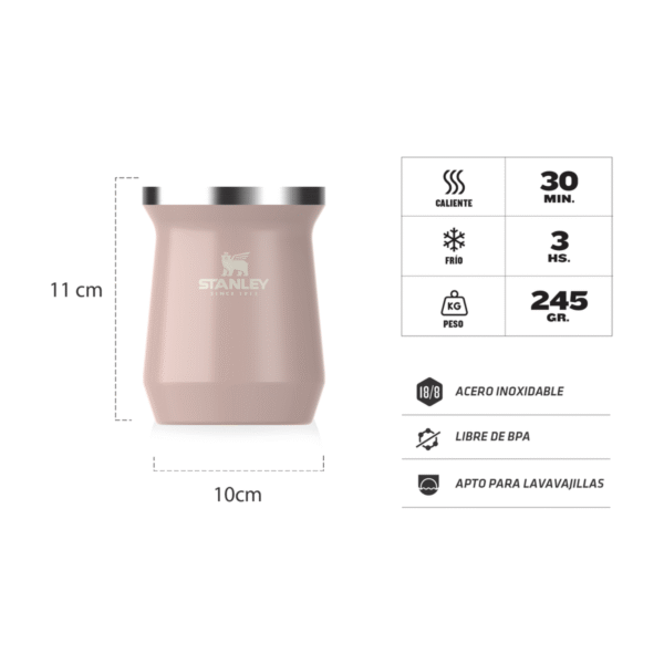Mate Stanley Acero - 236 ml - Imagen 13