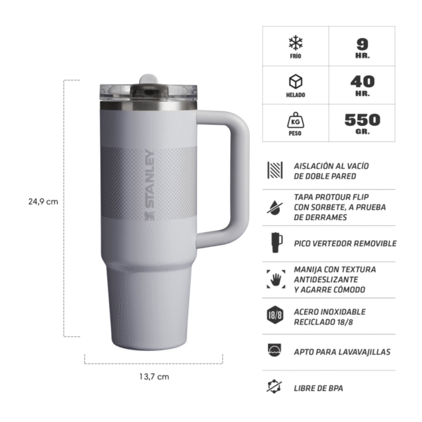 Vaso Stanley Quencher ProTour | 887 ml. - Imagen 3
