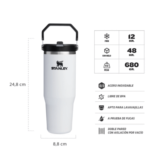 Botella Termica Stanley Flip Straw Tumbler | 887ml - Imagen 8