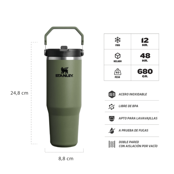 Botella Termica Stanley Flip Straw Tumbler | 887ml - Imagen 7