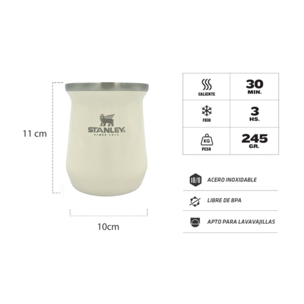 Mate Stanley Acero - 236 ml - Imagen 13