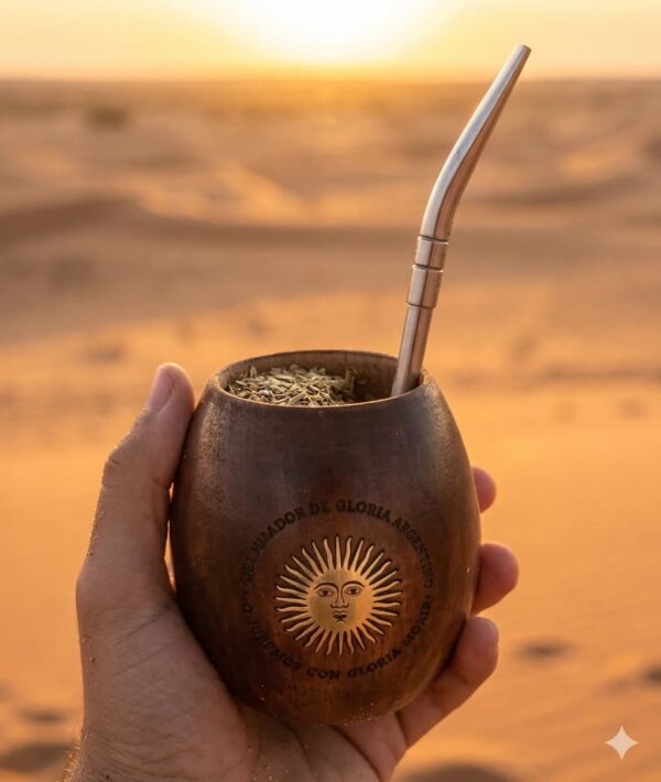 Mate Bolita Algarrobo - Sol de Mayo - Imagen 2