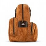 Matera UY! Morral cuero gamuzado