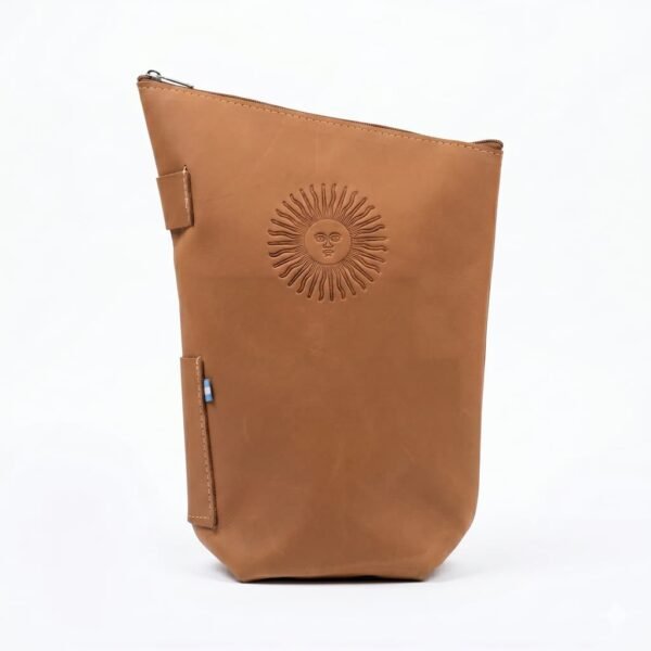 Bolsa yerbera c/ porta bombilla - Eco cuero - Imagen 3