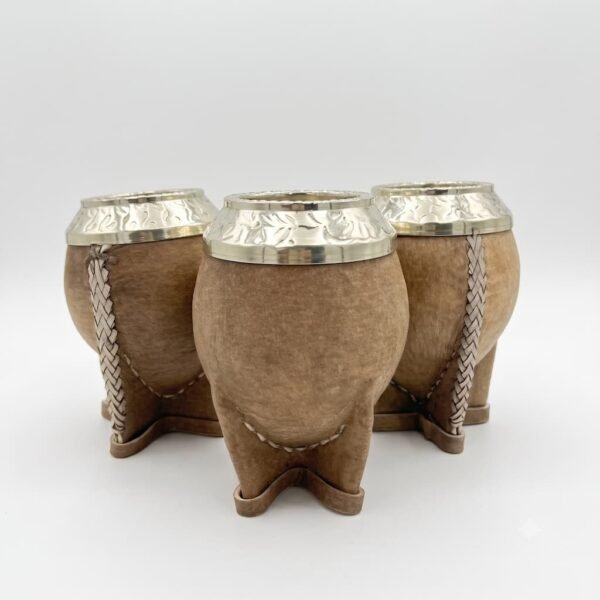 Mate UY! Alpaca Torpedo Cincelado - Crudo - Imagen 3