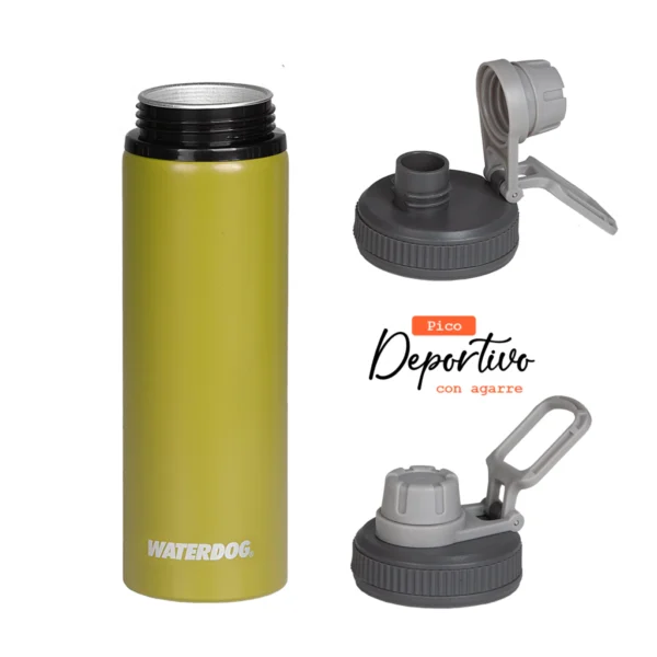 Botella Waterdog Aluminio Tongo - 750ml - Imagen 3